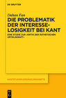 Buchcover Die Problematik der Interesselosigkeit bei Kant