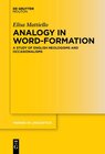 Buchcover Analogy in Word-formation