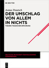 Buchcover Der Umschlag von allem in nichts