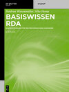 Buchcover Basiswissen RDA