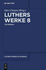 Buchcover Martin Luther: Luthers Werke in Auswahl / Tischreden