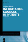 Buchcover Information Sources in Patents