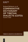 Buchcover Comparative Dictionary of Tibetan Dialects (CDTD) / Verbs
