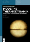 Buchcover Christoph Strunk: Moderne Thermodynamik / Physikalische Systeme und ihre Beschreibung