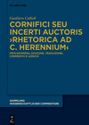 Buchcover Cornifici seu Incerti Auctoris ›Rhetorica ad C. Herennium‹
