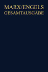 Buchcover Karl Marx; Friedrich Engels: Gesamtausgabe (MEGA). Exzerpte, Notizen, Marginalien / November 1857 bis Februar 1858