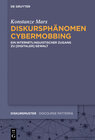 Buchcover Diskursphänomen Cybermobbing