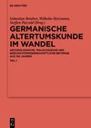 Buchcover Germanische Altertumskunde im Wandel