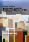 Buchcover Dhimma im Kontext des zaiditischen Jemen