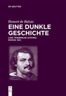 Buchcover Honoré de Balzac, Eine dunkle Geschichte