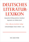 Buchcover Deutsches Literatur-Lexikon / Zimmer - Zyrl