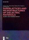 Buchcover Superlattices and Microstructures of Dielectric Materials / Ionic-Phononic Crystals