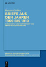 Buchcover Briefe aus den Jahren 1869 bis 1910