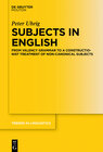Buchcover Subjects in English