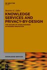 Buchcover Knowledge Services and Privacy-by-design