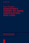 Buchcover Augustine's Theory of Signs, Signification, and Lying