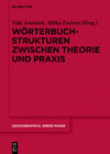 Buchcover Wörterbuchstrukturen zwischen Theorie und Praxis