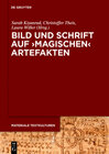 Buchcover Bild und Schrift auf 'magischen' Artefakten