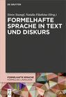 Buchcover Formelhafte Sprache in Text und Diskurs