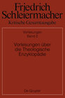 Buchcover Vorlesungen über die Theologische Enzyklopädie