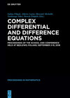 Buchcover Complex Differential and Difference Equations