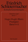 Buchcover Hugo (Hugh) Blairs Predigten