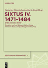 Buchcover Repertorium Germanicum. Sixtus IV. (1471–1484) / Indices