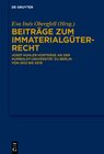 Buchcover Beiträge zum Immaterialgüterrecht