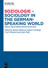 Buchcover Soziologie - Sociology in the German-Speaking World