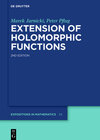 Buchcover Extension of Holomorphic Functions