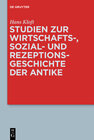 Buchcover Studien zur Wirtschafts-, Sozial- und Rezeptionsgeschichte der Antike