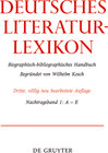 Buchcover Deutsches Literatur-Lexikon / A – E