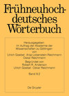 Buchcover Frühneuhochdeutsches Wörterbuch / mat − ozzek