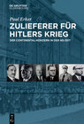Buchcover Zulieferer für Hitlers Krieg