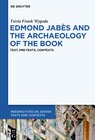 Buchcover Edmond Jabès and the Archaeology of the Book