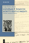 Buchcover Luigi Enrico Rossi: κηληθμῷ δ᾽ ἔσχοντο / Raccolta di scritti e inediti / κηληθμῷ δ᾽ ἔσχοντο Scritti editi e inediti