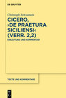 Buchcover Cicero, ›De praetura Siciliensi‹ (Verr. 2,2)