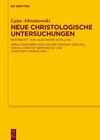 Buchcover Neue Christologische Untersuchungen