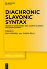 Buchcover Diachronic Slavonic Syntax