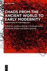 Buchcover Chaos from the Ancient World to Early Modernity