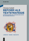 Buchcover Reform als Textstrategie