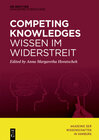 Buchcover Competing Knowledges – Wissen im Widerstreit
