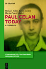 Buchcover Paul Celan Today