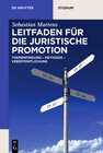 Buchcover Leitfaden für die juristische Promotion