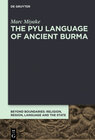 Buchcover The Pyu Language of Ancient Burma