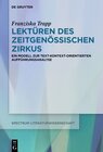 Buchcover Lektüren des Zeitgenössischen Zirkus