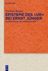 Buchcover Episteme des "Ur" bei Ernst Jünger