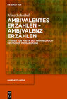 Buchcover Ambivalentes Erzählen - Ambivalenz erzählen
