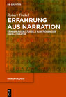 Buchcover Erfahrung aus Narration