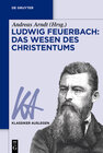 Buchcover Ludwig Feuerbach: Das Wesen des Christentums